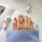S925 Sterling Silver Miraculous Mary Bless Protection Ring