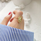 S925 Sterling Silver Miraculous Mary Bless Protection Ring