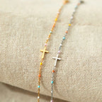 Pulsera de Cruz Minimalista Delicada