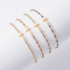 Pulsera de Cruz Minimalista Delicada