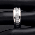 Anillo Cruz de Jesús Brillante Joyería Religiosa