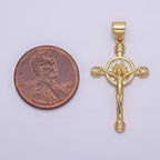 Collar de fe cristiana con crucifijo de Jesús
