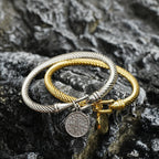 Pulsera Brazalete de Cable Trenzado de San Benito