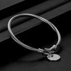 Pulsera Brazalete de Cable Trenzado de San Benito