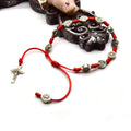 Pulsera Amuleto de Hilo Rojo con Nudo de San Benito