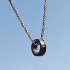 Combination Style Bible Verse Ring & Chain Necklace
