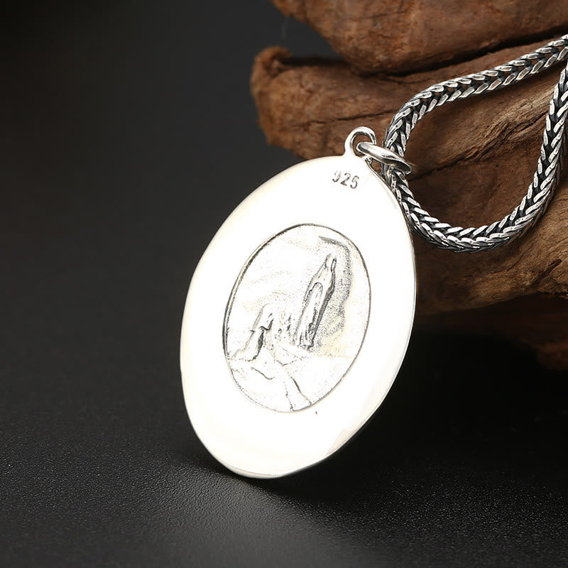 Collar Colgante de Alta Calidad con Avatar de la Virgen María de Estilo Clásico