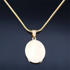 Collar Bendición Colgante Nuestra Señora de Fátima Estilo Clásico