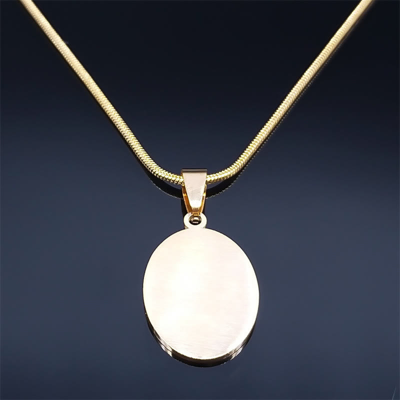 Collar Bendición Colgante Nuestra Señora de Fátima Estilo Clásico