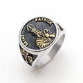 Classic Style Saint Patrick Stainless Steel Ring
