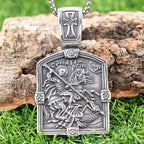 Collar de San Jorge matando al dragón - Un símbolo de coraje y protección divina