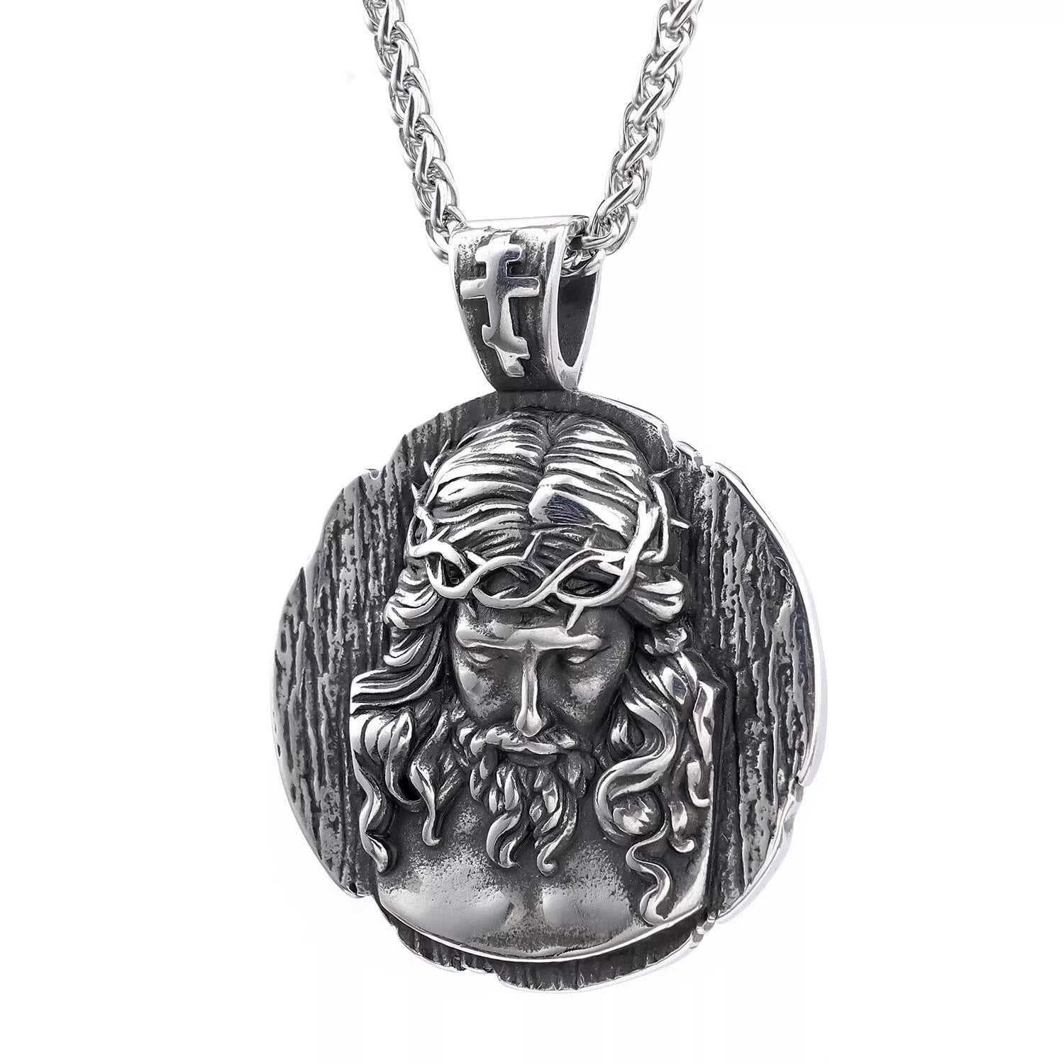 Collar con colgante de la corona de espinas de Jesús - Un símbolo profundo de fe y devoción