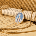 Divine Grace with the Miraculous Medal Necklace - A Testament to Faith