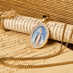 Divine Grace with the Miraculous Medal Necklace - A Testament to Faith