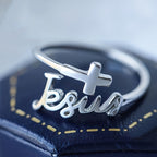 Jesus & Cross Ring: A Simple Yet Profound Testament of Faith