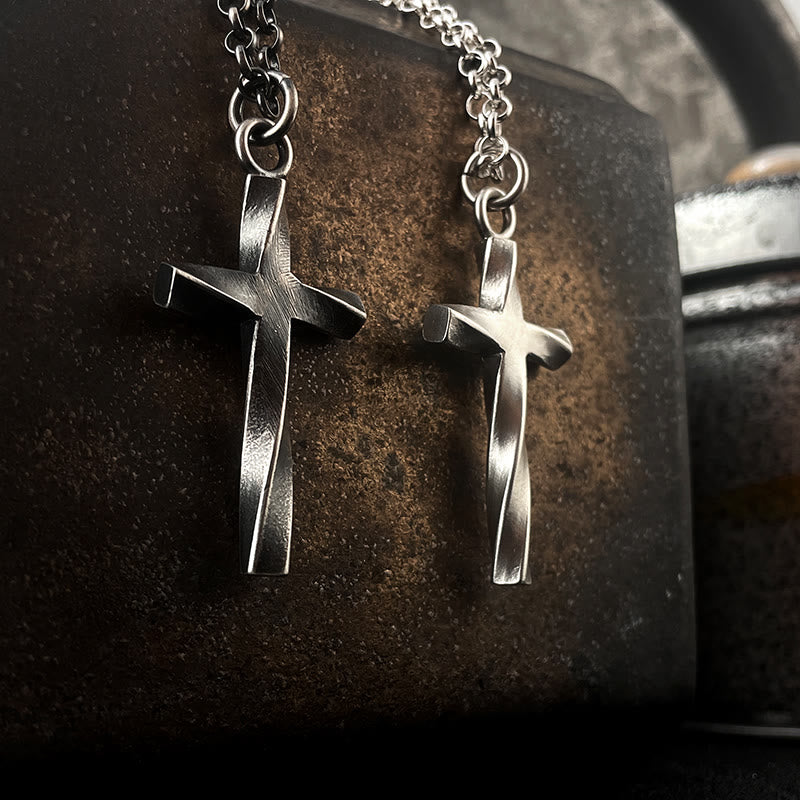 Collar de cruz de plata de ley 999: Un toque de elegancia con estilo