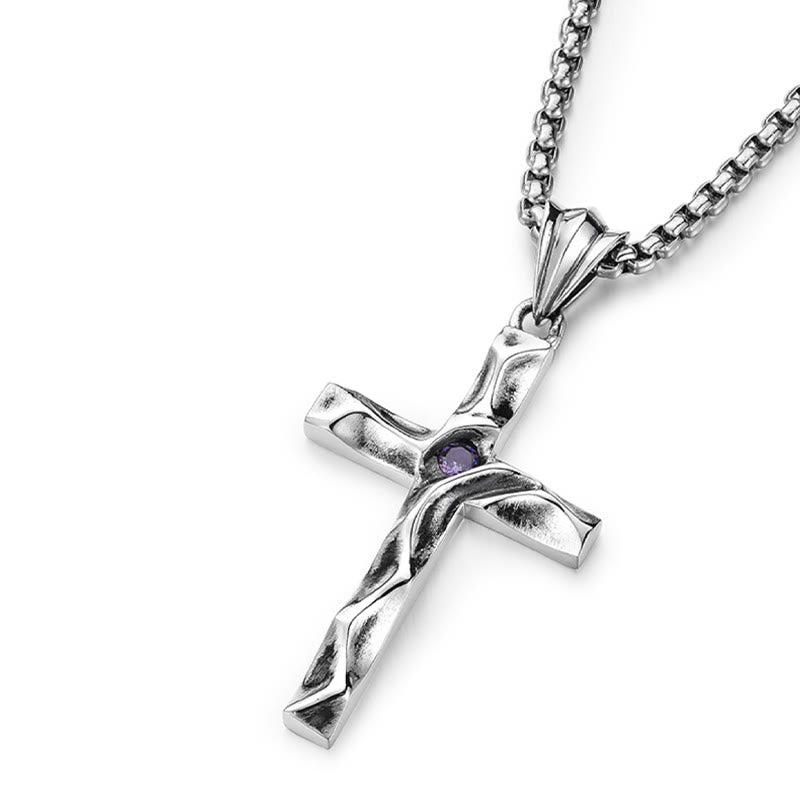 Collar de Cruz con Zirconia de Plata de Ley 925 en 2 colores: Un Símbolo de Elegancia y Gracia Divina