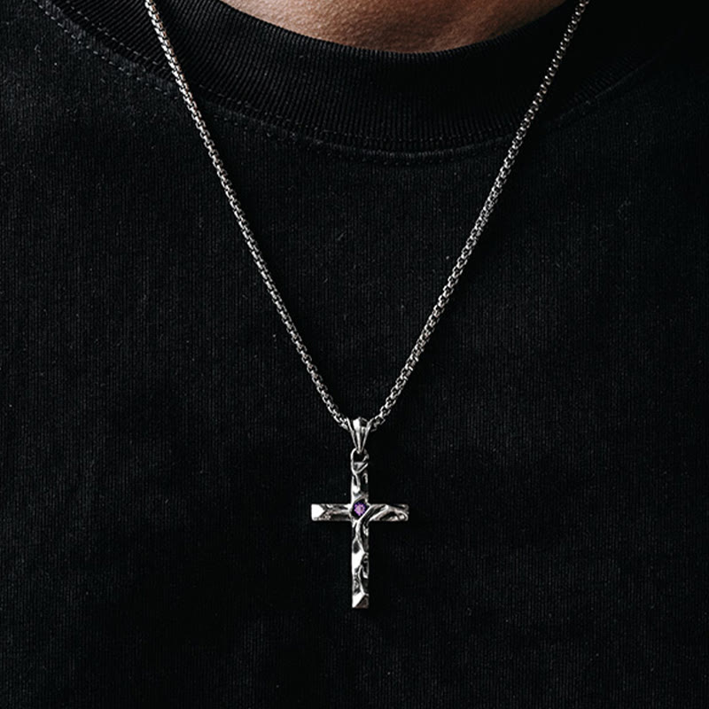 Collar de Cruz con Zirconia de Plata de Ley 925 en 2 colores: Un Símbolo de Elegancia y Gracia Divina