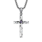 Collar de Cruz con Zirconia de Plata de Ley 925 en 2 colores: Un Símbolo de Elegancia y Gracia Divina