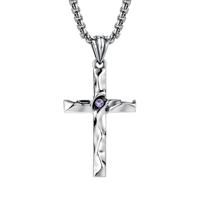 Collar de Cruz con Zirconia de Plata de Ley 925 en 2 colores: Un Símbolo de Elegancia y Gracia Divina