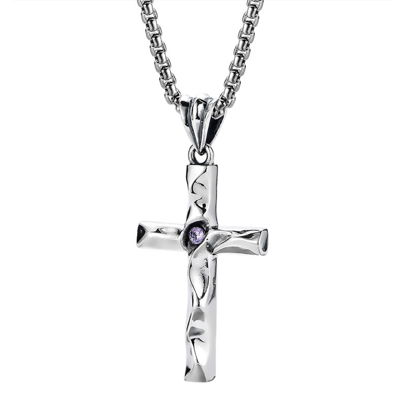 Collar de Cruz con Zirconia de Plata de Ley 925 en 2 colores: Un Símbolo de Elegancia y Gracia Divina