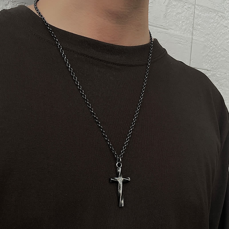 Collar de cruz de plata de ley 999: Un toque de elegancia con estilo