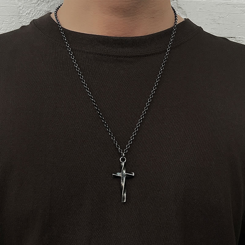 Collar de cruz de plata de ley 999: Un toque de elegancia con estilo