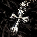 925 Sterling Silver Modern & Minimalist Crucifix Necklace: Simple Design for the Devout