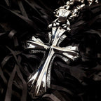 925 Sterling Silver Modern & Minimalist Crucifix Necklace: Simple Design for the Devout