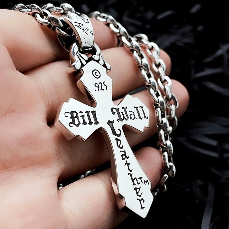 925 Sterling Silver Modern & Minimalist Crucifix Necklace: Simple Design for the Devout