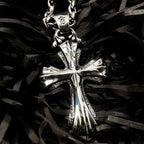 925 Sterling Silver Modern & Minimalist Crucifix Necklace: Simple Design for the Devout