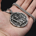 Cadenas de collar con colgante de acero inoxidable con alas de ángel cruzadas
