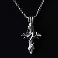 925 Sterling Silver Vintage & Minimalist Cross Necklace: A Timeless Symbol of Spiritual Devotion