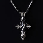 925 Sterling Silver Vintage & Minimalist Cross Necklace: A Timeless Symbol of Spiritual Devotion