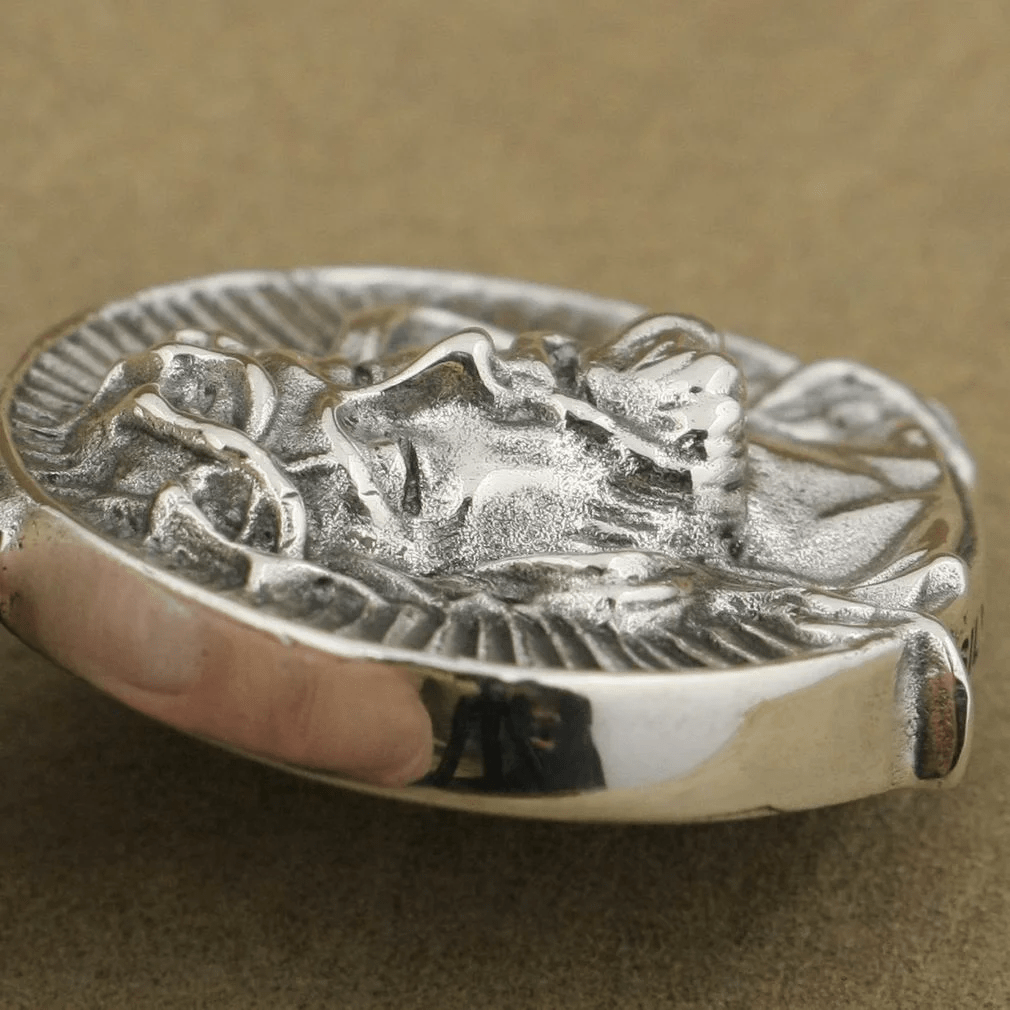 Collar Sagrado de Plata Esterlina 925 con Corona de Espinas de Jesús