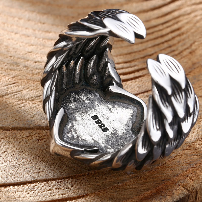 Vintage Textured Silver Cross Ornament Ring: A Cherished Symbol of Spiritual Connection