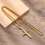 Collar Cruz Multicolores con Escritura: Joyería de Fe Personalizada