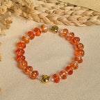 Pulsera de oración de otoño con cuentas de calabaza sagrada: Gracia y alegría de la cosecha