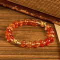 Pulsera de oración de otoño con cuentas de calabaza sagrada: Gracia y alegría de la cosecha