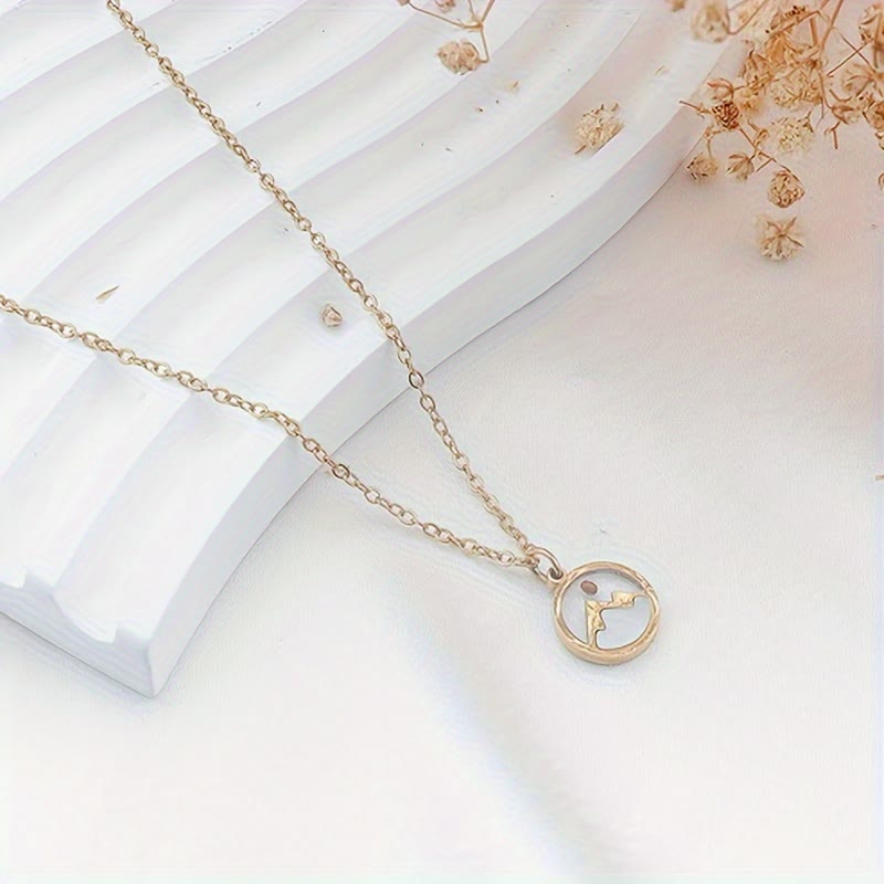 Collar Minimalista de Montaña con Semilla de Mostaza: Expresión de Fe para el Uso Diario