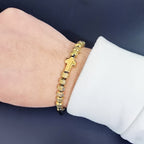 Conjunto de pulseras cruzadas apilables: Integración de la fe con estilo