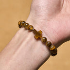 Pulsera estilo rosario Ojo de Tigre: Piedra de toque para la reflexión