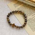 Pulsera estilo rosario Ojo de Tigre: Piedra de toque para la reflexión