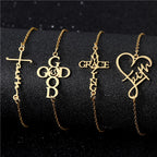 Pulsera Cruz y Fe: Delicada Compañera de Gracia y Esperanza