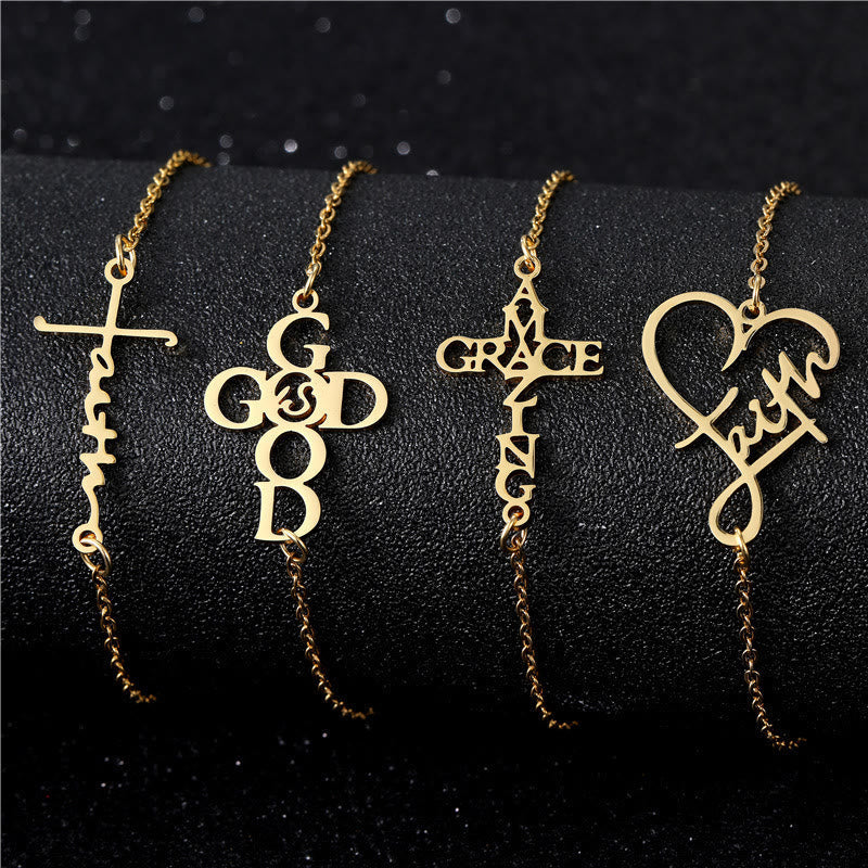 Pulsera Cruz y Fe: Delicada Compañera de Gracia y Esperanza