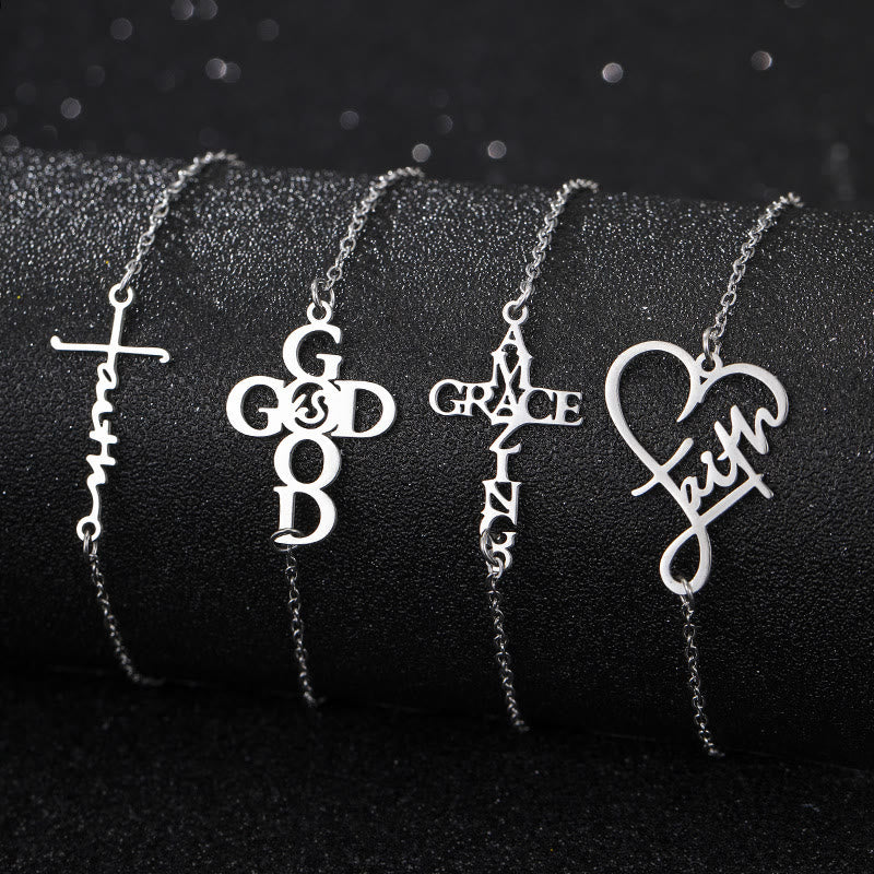 Pulsera Cruz y Fe: Delicada Compañera de Gracia y Esperanza