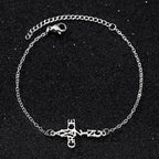 Pulsera Cruz y Fe: Delicada Compañera de Gracia y Esperanza