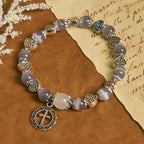 Pulsera Ojo de Gato Nudo Celta: Suave compañera de la gracia diaria