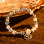 Pulsera Ojo de Gato Nudo Celta: Suave compañera de la gracia diaria