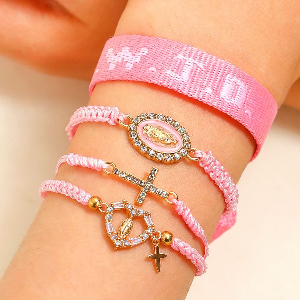Pulsera con mensaje de fe y cruz con tarjeta WWJD: recuerdo listo para regalar